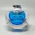 Vintage Table Blue Lighter in Murano Sommerso Glass by Flavio Poli for Seguso, 1960s For Sale - Image 9 of 9