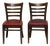 Pair of Chairs With Red Seats For Sale
