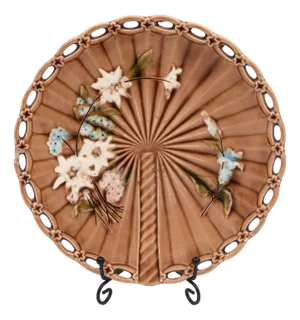 Antique Majolica Plate from Villeroy & Boch Schramberg, 1900s