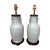 Celadon 19th Century Chinese Blue & White Celadon Glazed Pottery Vase Table Lamps - A Pair For Sale - Image 8 of 12