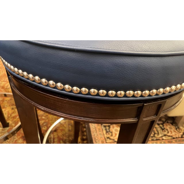 Hickory Chair Newbury Swivel Bar Stools a Pair Chairish