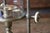 Vintage Pair of Chapman Brass & Glass Hurricane Candle Holders, 1985 For Sale In Los Angeles - Image 6 of 18