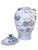 Unique Cornflower Blue-and-Gray Pottery Baluster Jar For Sale In Phoenix - Image 6 of 12