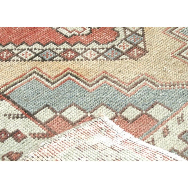 Traditional 1960s Turkish Oushak Runner For Sale - Image 3 of 5