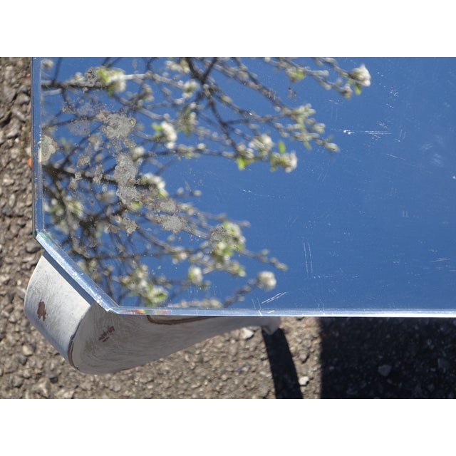 Wooden Coffee Table and Mirror, 1950s For Sale - Image 12 of 18