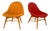 Vintage Upholstered Side Chairs, Set of 2 For Sale