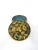 1980s Vintage Chinese Autumn Flowers Enamel & Brass Cloisonné Pill or Trinket Box For Sale - Image 5 of 5
