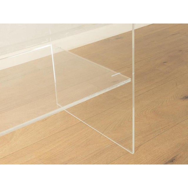 Vintage Acrylic Side Table, 1960s For Sale - Image 8 of 9