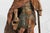 Wonderful Continental Polychrome Antique 18th Century Carved Wood Statue Sculpture Warrior Man Old World European Decor For Sale - Image 9 of 16