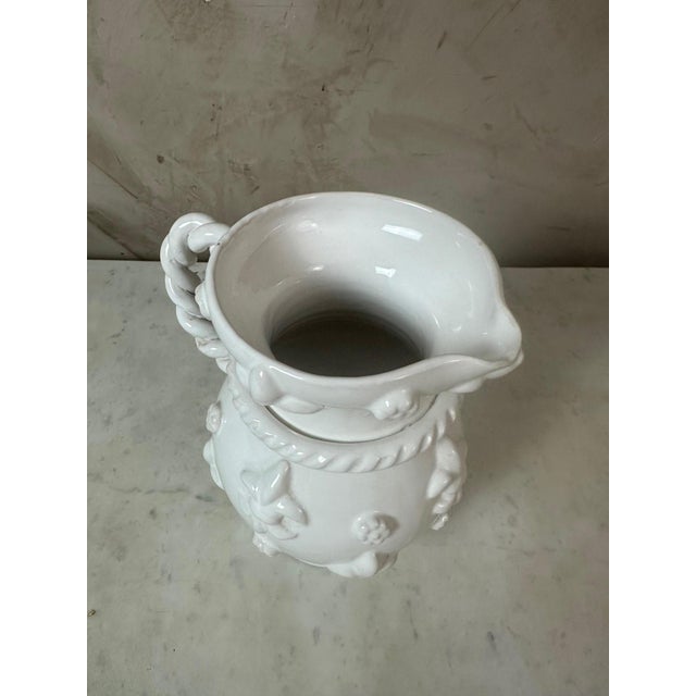 White Pitcher by Emile Tessier For Sale - Image 4 of 16