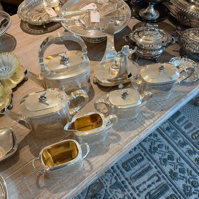 19th Century Gorham Sterling Silver Coffee and Tea Set - 7pcs For Sale - Image 12 of 12