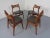 Teak & Leather Model 310 Dining Chairs by Erik Buch for Chr. Christensen, Denmark, 1960s, Set of 4 For Sale - Image 3 of 18