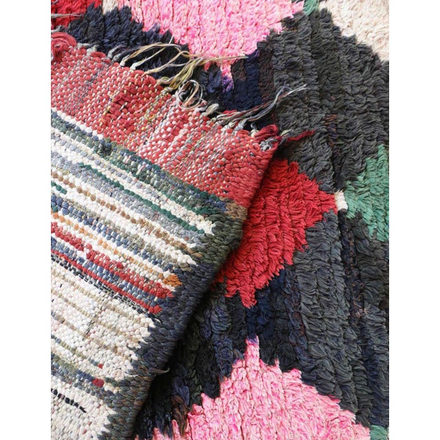 Textile Handwoven Berber Rug - 7.1 X 2.5 Ft For Sale - Image 7 of 7