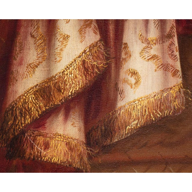 Black Unknown, Roman Maestro, Still Life, 1800s, Oil on Canvas, Framed For Sale - Image 8 of 12