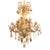 Late 20th Century Patinated Iron and Crystal Chandelier by Ernesto Klun For Sale