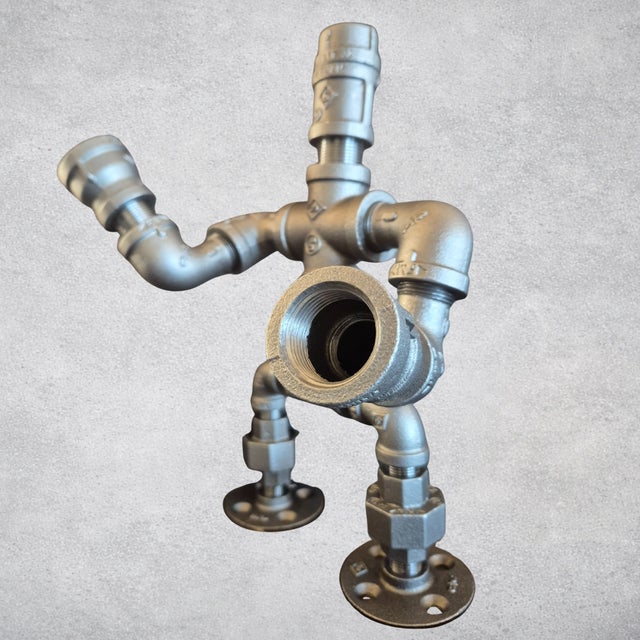 Pipe Sculpture Decor Industrial