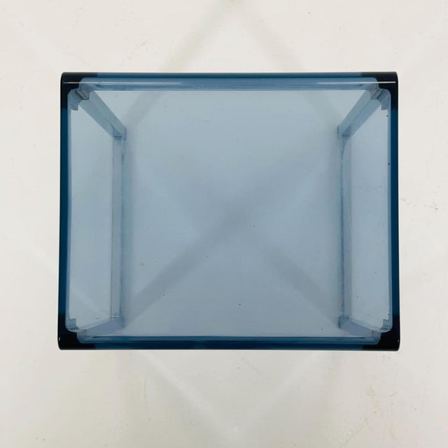 Space Age Blue Side Table by Marc Berthier for Prisunic, 1970s For Sale - Image 6 of 11