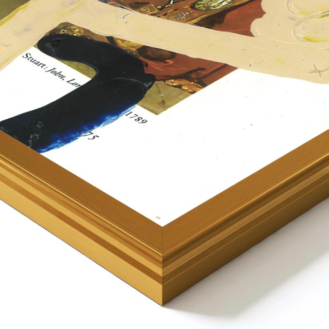 Paper Classical Figures Prints by Virginia Chamlee in Gold Frames, Small, Set of 6 For Sale - Image 7 of 7