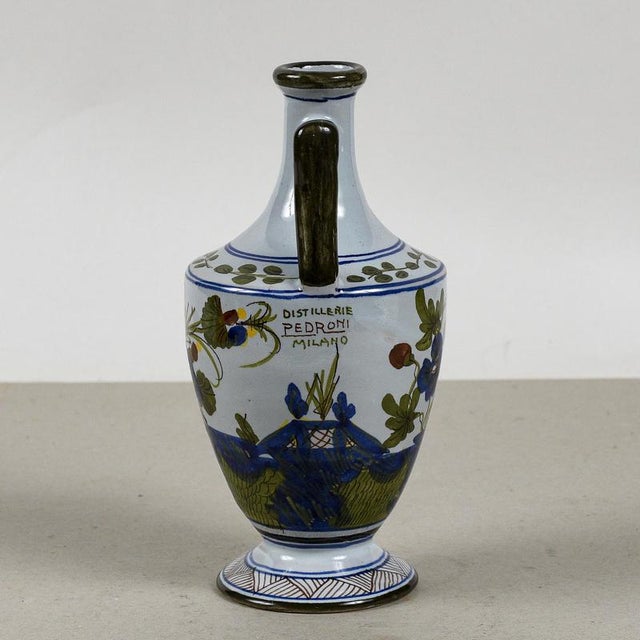 Ceramic Faenza Jug Vase from CALF, Milan, Italy For Sale - Image 5 of 9