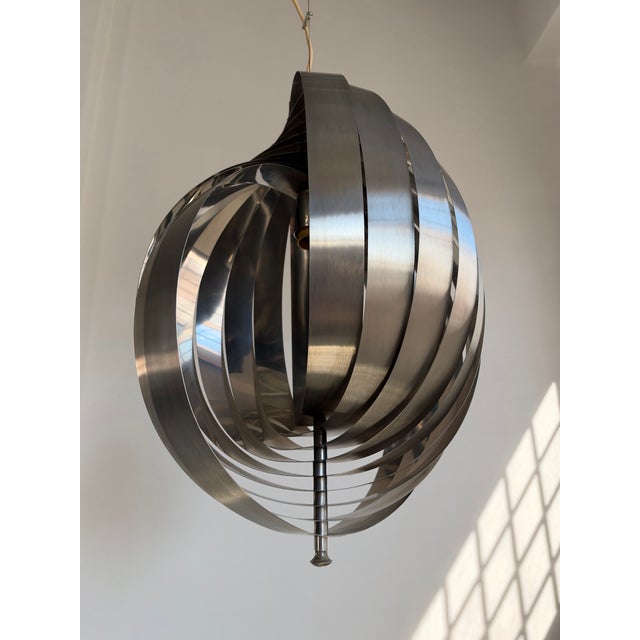 Vintage Pendant Light by Henri Mathieu, 1970s For Sale - Image 6 of 8
