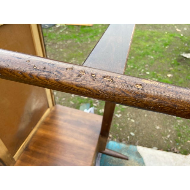 Vintage Mid Century Modern Attributed to Mainline Hooker Writing Desk Unmarked For Sale - Image 9 of 12