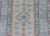 Blue Hand Knotted Oushak Rug From Turkey With All Over Design in Blues and Cream For Sale - Image 8 of 11
