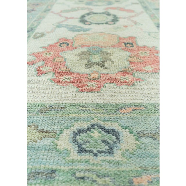 Turkish Turkish Oushak Rug 2'10" x 5' #20228 For Sale - Image 3 of 8