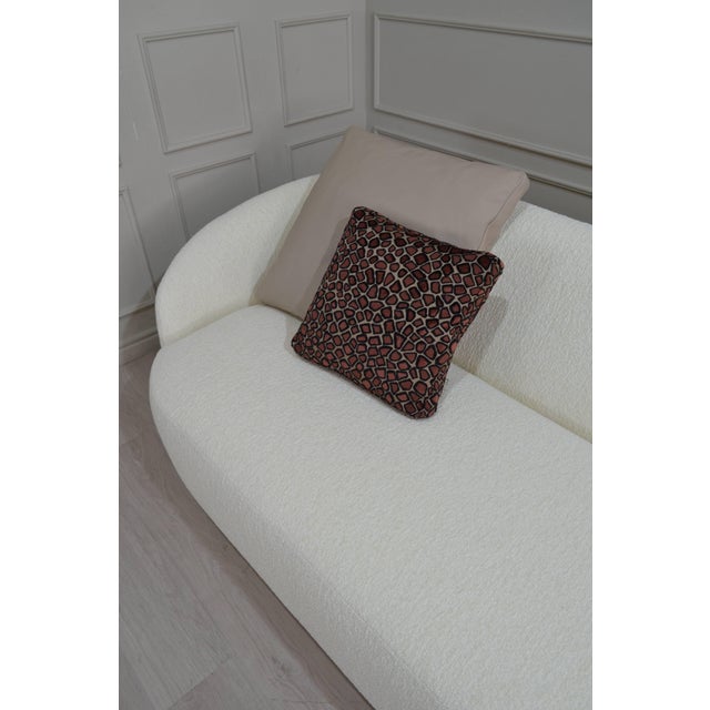 Cottonflower 280 Cloud Ivory Boucle Curved Sofa from Kabinet For Sale - Image 6 of 10