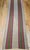 Vintage American Rag Runner, Handwoven Stripe Pattern, Tan, Green & Magenta, 3x13 For Sale In Chicago - Image 6 of 13
