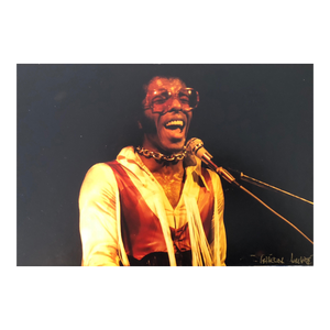 Jason Laure, Original Hand Signed Rock & Roll Photograph Sly & the Family Stone Woodstock, 1969