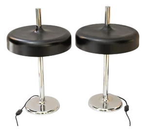 Mid-Century Mushroom Table Lamp from Hillebrand Lighting, 1970s