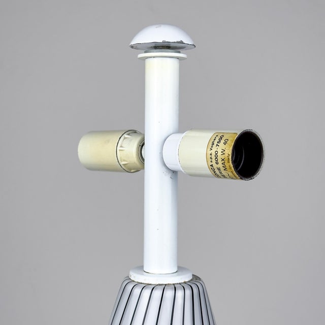 Vintage Murano Table Lamp by Zonca, Italy, 1980s For Sale - Image 12 of 18