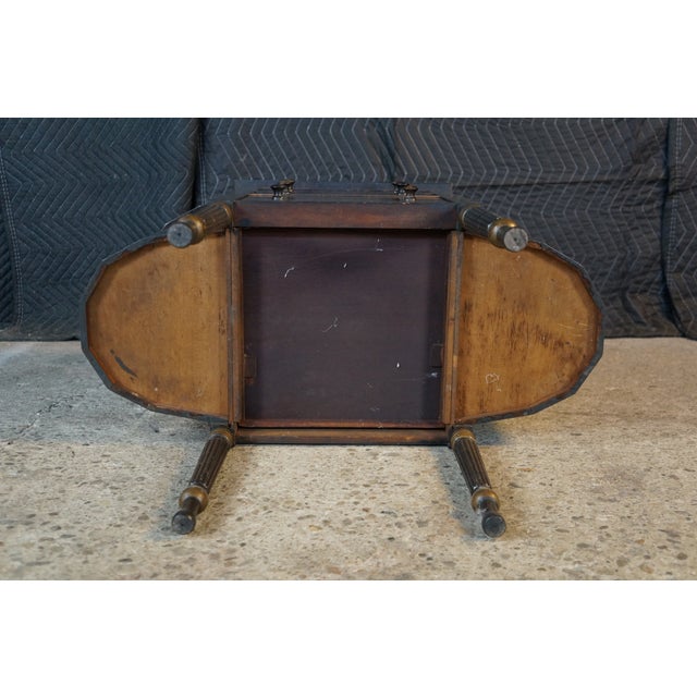 Antique Grand Rapids Furniture Shops Martha Washington Mahogany Sewing Cabinet For Sale - Image 17 of 18