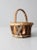 Vintage Rustic Bark Basket For Sale - Image 6 of 10
