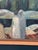 Nis Stougaard, Gudhjem, Bornholm, 1965, Oil on Canvas, Framed For Sale - Image 14 of 18