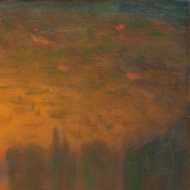 'The Sacramento River, Rio Vista, 1919' by James Everett Stuart, California, Bohemian Club, White House, San Francisco School of Design For Sale - Image 10 of 12