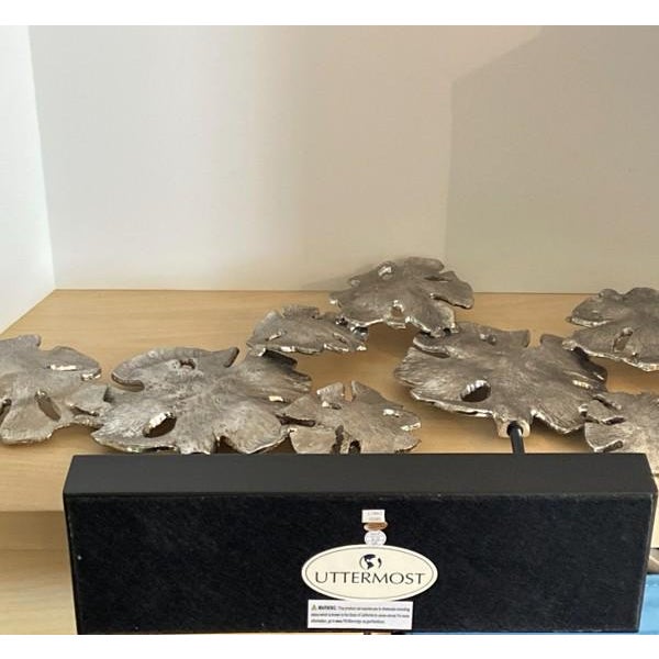 Uttermost Contemporary Lotus Sculpture 26” X 18” Statement Piece Modern Décor (Model #17867) For Sale - Image 16 of 18