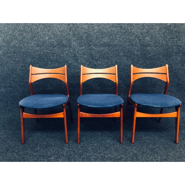 Danish Teak Dining Chairs by Erik Buch for Chr. Christiansen, 1960s, Set of 7 For Sale - Image 12 of 14