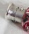 Antique Victorian Bohemian Cut Glass Vanity Scent Bottle with Silver Mount For Sale - Image 6 of 18