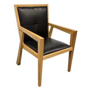 Maria Yee Merced Leather Arm Chair For Sale