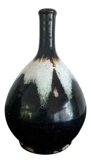 Japanese Ceramic Sake Bottle Chosen Karatsu Ware