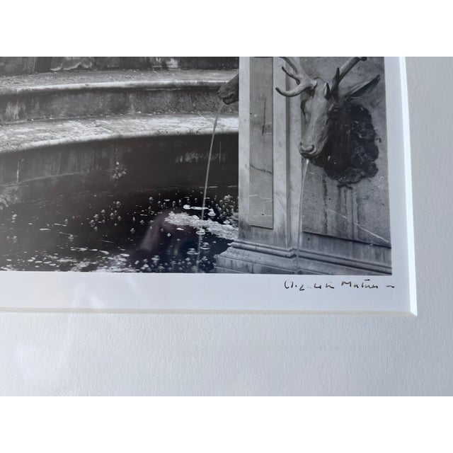 "Garden of Diana-Chateau Fontainebleau"-Elizabeth Matheson Framed Photo-1991 For Sale - Image 4 of 7