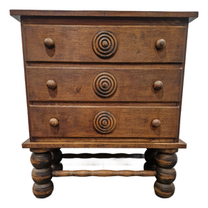 Vintage French Art Deco Chest of Drawers by Charles Dudouyt, 1940
