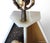 White Vintage Mid Century Modern Lucite Moss Table Lamp W/ Hedi Schoop Ceramic Figurine For Sale - Image 8 of 9