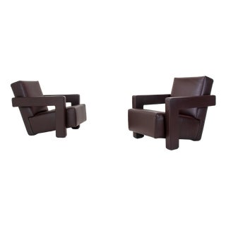Utrecht Armchairs by Gerrit Thomas Rietveld for Cassina, 2010s, Set of 2 For Sale
