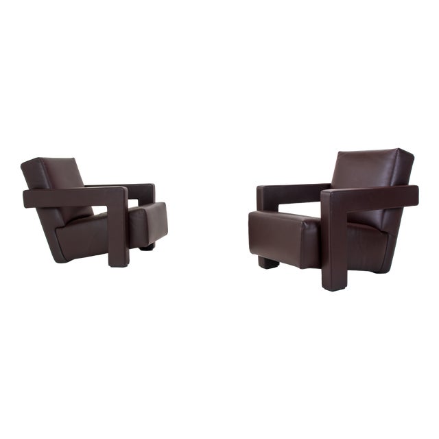 Utrecht Armchairs by Gerrit Thomas Rietveld for Cassina, 2010s, Set of 2 For Sale