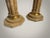 Baroque Baroque Marble and Brass Columns, Set of 2 For Sale - Image 3 of 6