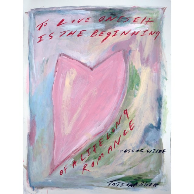 To Love Oneself Is the Beginning of a Life Long Romance by Tatiana Alida - Limited Edition A2 Print For Sale - Image 6 of 8
