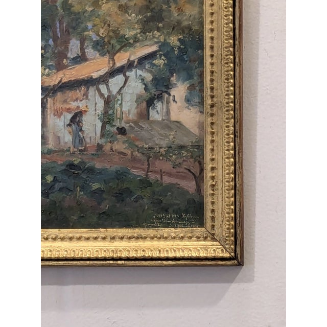 French 19th Century French Impressionist Painting For Sale - Image 3 of 4