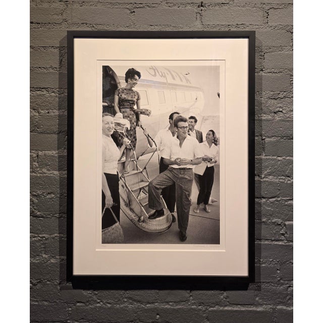 Mid-Century Modern Richard C. Miller - Rare Signed Silver Gelatin Print "James Dean & Elizabeth Taylor, 1955" - 1/24 For Sale - Image 3 of 11